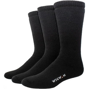 Wigwam 40 Below Thermal Boot 3-Pack Socks  -  Large / Black