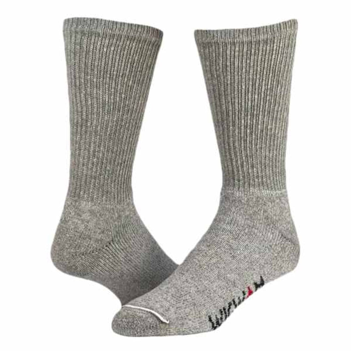 Wigwam King Cotton Heavyweight Crew Socks  -  Medium / Sweatshirt Gray Lt