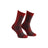 Wrightsock Double-Layer ECO Light Hike Crew Socks  -  Small / Black/Red