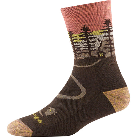 Darn Tough Womens Northwoods Micro Crew Midweight Hiking Socks  - 