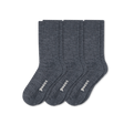 Pacas Womens Lightweight Alpaca Crew 3-Pack Socks  -  Small/Medium / Charcoal