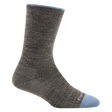 Darn Tough Womens Solid Basic Crew Lightweight Lifestyle Socks  -  Small / Taupe