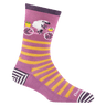 Darn Tough Womens Animal Haus Crew Lightweight Lifestyle Socks  -  Small / Lilac