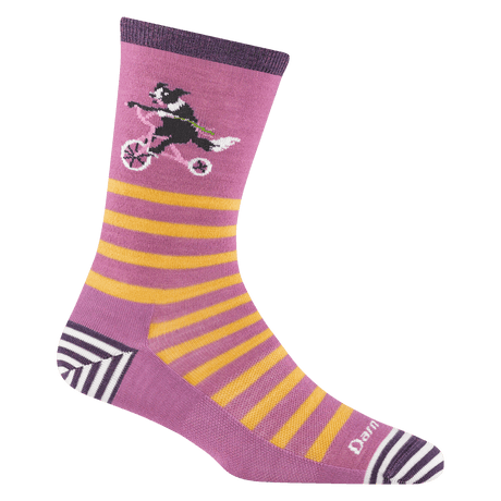 Darn Tough Womens Animal Haus Crew Lightweight Lifestyle Socks  - 