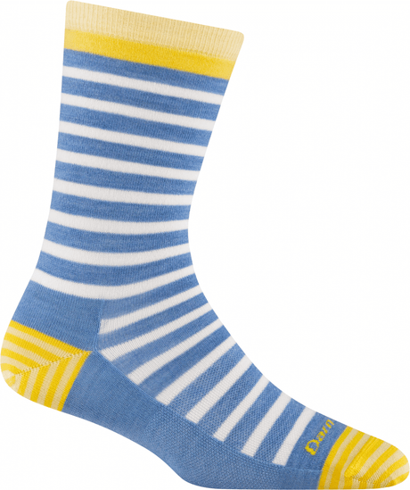 Darn Tough Womens Morgan Crew Lightweight Lifestyle Socks  -  Small / Country Blue