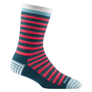 Darn Tough Womens Morgan Crew Lightweight Lifestyle Socks  -  Small / Dark Teal