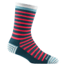 Darn Tough Womens Morgan Crew Lightweight Lifestyle Socks  -  Small / Dark Teal