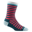 Darn Tough Womens Morgan Crew Lightweight Lifestyle Socks - Clearance  -  Small / Dark Teal