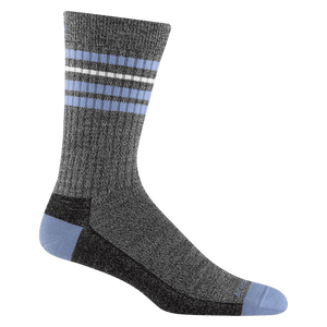 Darn Tough Mens Letterman Crew Lightweight Lifestyle Socks  -  Medium / Granite