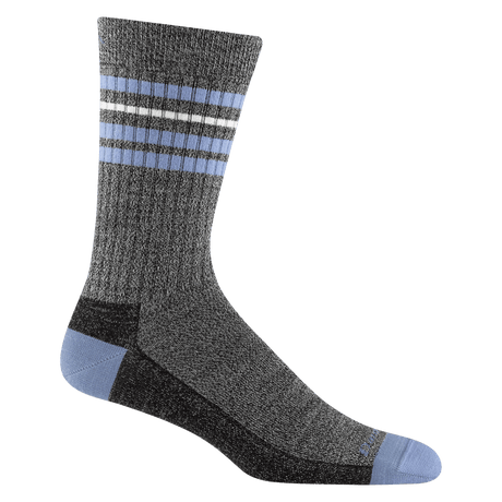 Darn Tough Mens Letterman Crew Lightweight Lifestyle Socks  -  Medium / Granite