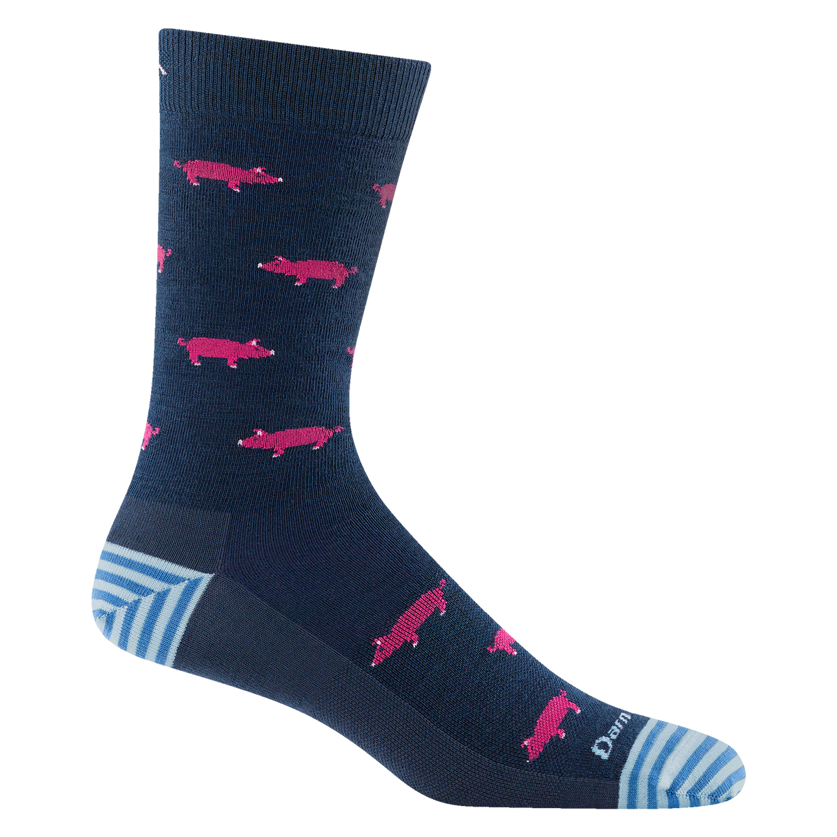 Darn Tough Mens Truffle Hog Crew Lightweight Lifestyle Socks - Clearance