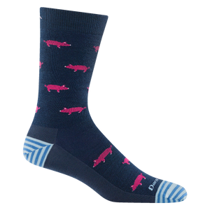 Darn Tough Mens Truffle Hog Crew Lightweight Lifestyle Socks - Clearance