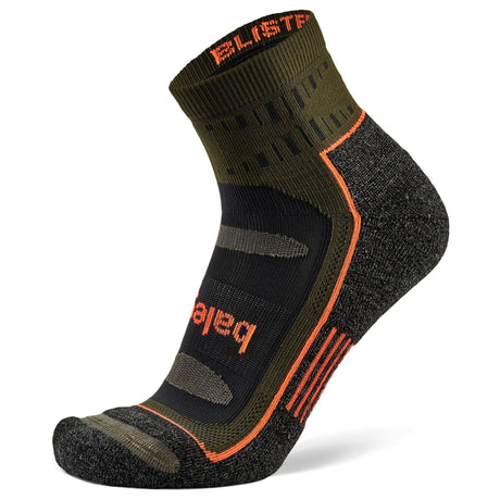 Balega Blister Resist Quarter Socks  -  Small / Green Pepper