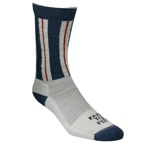 Farm to Feet Boston Crew Everyday Socks  -  Medium / Natural