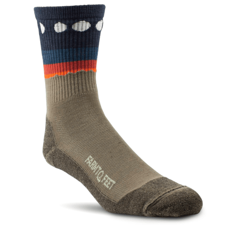 Farm to Feet Flagstaff Lightweight 3/4 Crew Socks  -  Medium / Driftwood