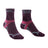 Bridgedale Womens Lightweight T2 Merino Sport 3/4 Crew Socks  -  Small / Charcoal/Purple