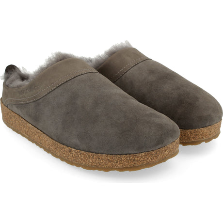 Haflinger Snowbird Wool Clogs  -  36 / Gray