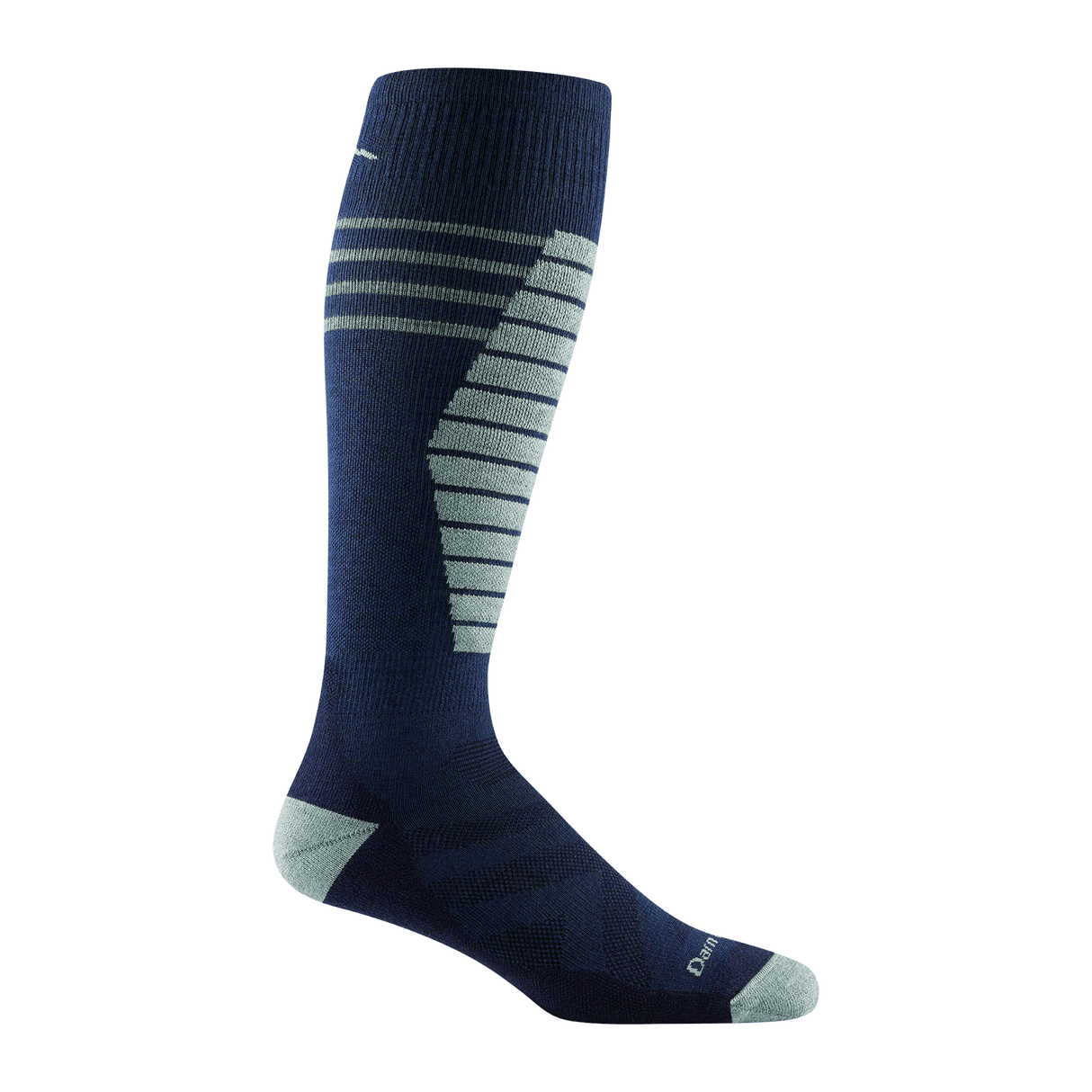 Darn Tough Mens Edge Over-the-Calf Midweight Ski & Snowboard Socks  -  Medium / Midnight