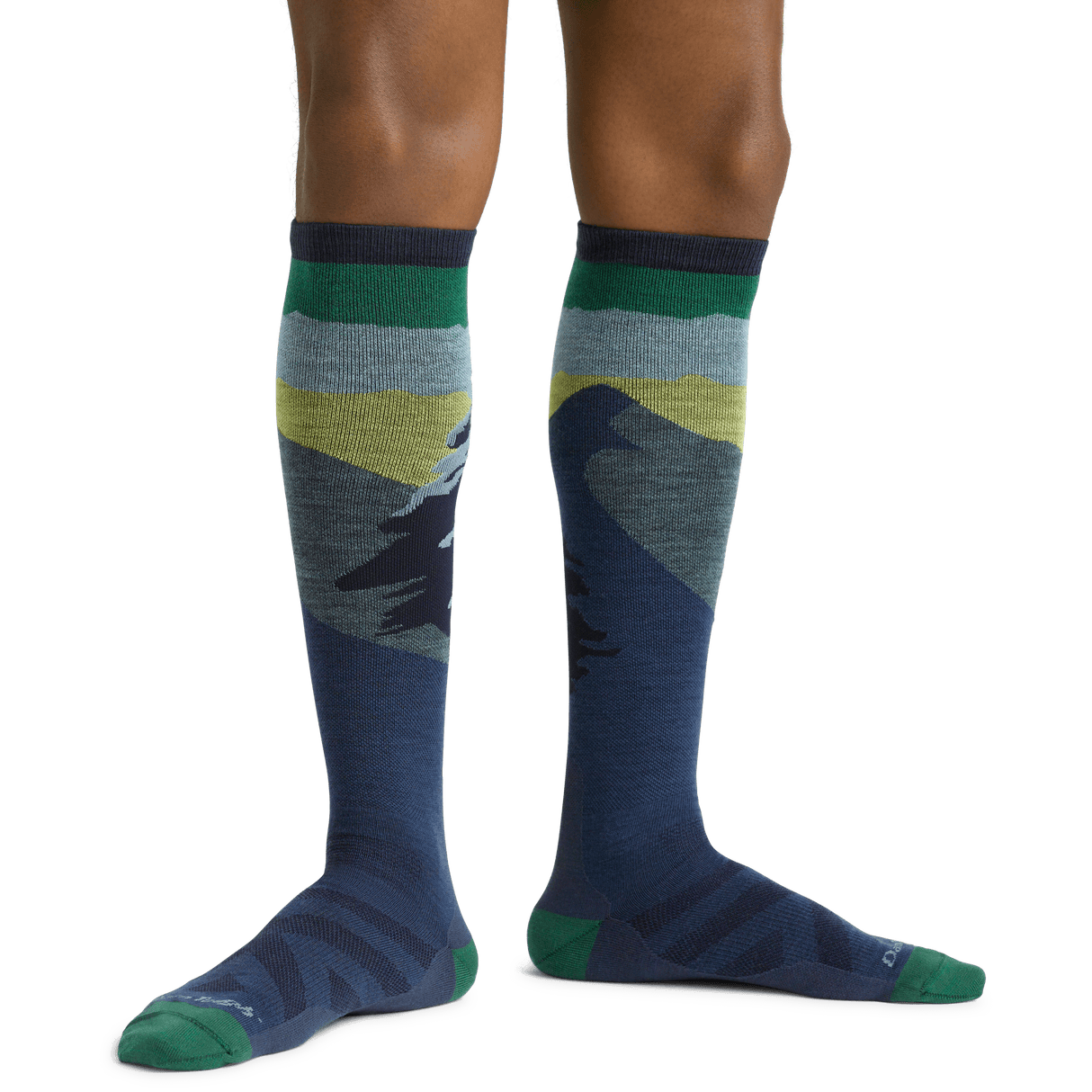 Darn Tough Mens Solstice Over-The-Calf Lightweight Ski & Snowboard Socks  - 