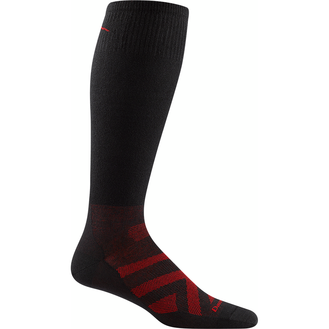 Darn Tough Mens Thermolite RFL Over-the-Calf Ultra-Lightweight Ski & Snowboard Socks  -  Medium / Black