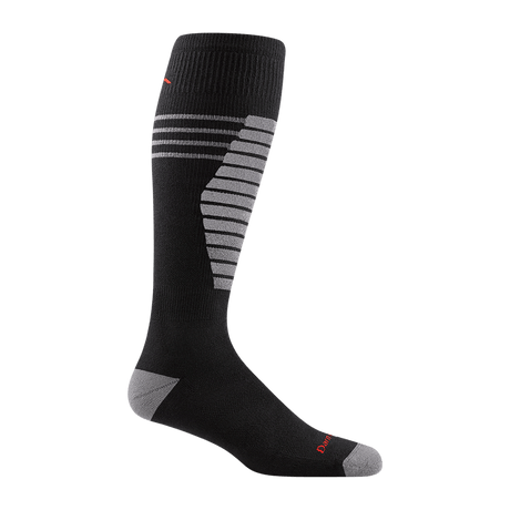 Darn Tough Mens Thermolite Edge Over-the-Calf Midweight Ski & Snowboard Socks  -  Medium / Black