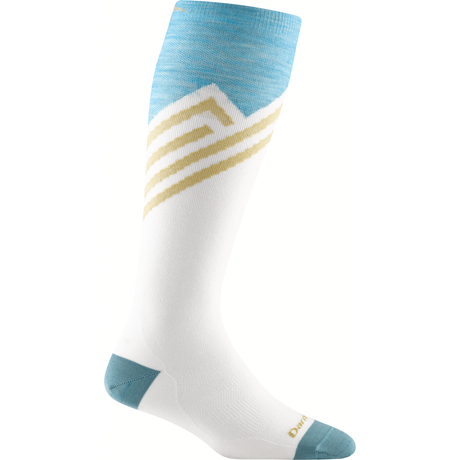 Darn Tough Womens Peaks Over-The-Calf Ultra-Lightweight Ski & Snowboard Socks  -  Small / White