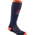 Darn Tough Womens Daybreak Over-The-Calf Midweight Ski & Snowboard Socks  -  Small / Eclipse