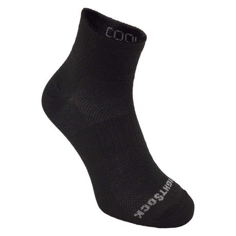 Wrightsock Coolmesh II Quarter Socks  -  Small / Black