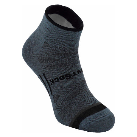 Wrightsock Coolmesh II Quarter Socks  -  Small / Pebble Grey