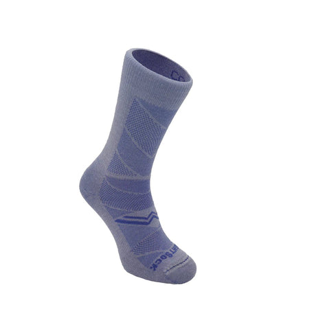 Wrightsock Coolmesh II Crew Socks  -  Small / Serenity Blue