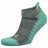 Balega Silver No Show Socks - Clearance  -  Small / Midgray/Aqua