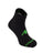 Wrightsock Double-Layer Running II Quarter Socks  -  Small / Black