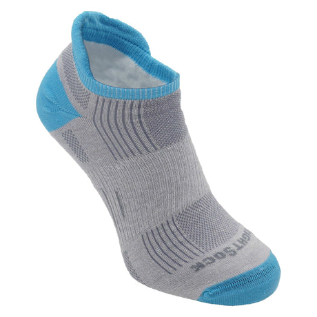 Wrightsock Double-Layer ECO Run No Show/Tab Socks  -  Small / Gray/Scuba