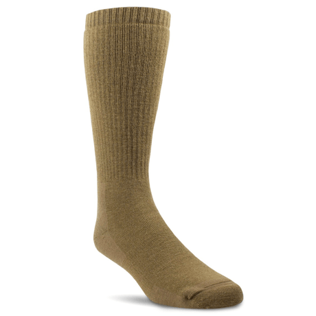 Farm to Feet Jericho Full Cushion Over-the-Calf Socks  -  Small / Coyote Brown