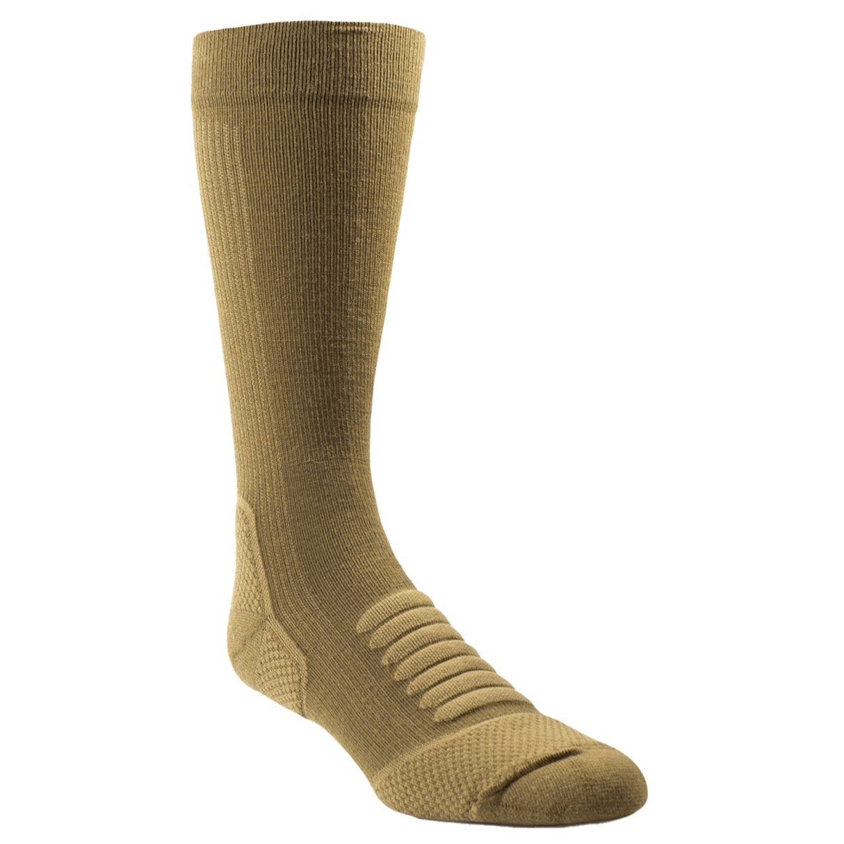 Farm to Feet Fayetteville Lightweight Extended Crew Socks  -  Small / Coyote Brown