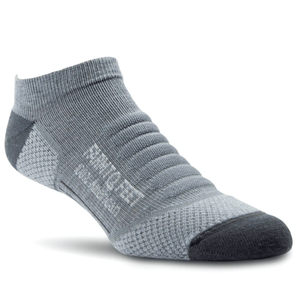 Farm to Feet Damascus Light Cushion No-Show/Tab Hiking Socks  -  Small / Charcoal