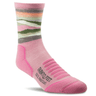 Farm to Feet Max Patch Trail Light Targeted Cushion 3/4 Crew Socks  -  Small / Foxglove