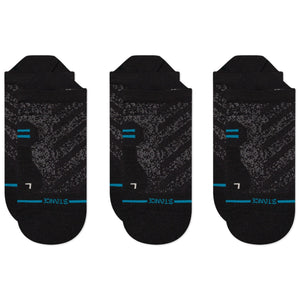 Stance Run Light Tab 3-Pack Socks  -  Medium / Black