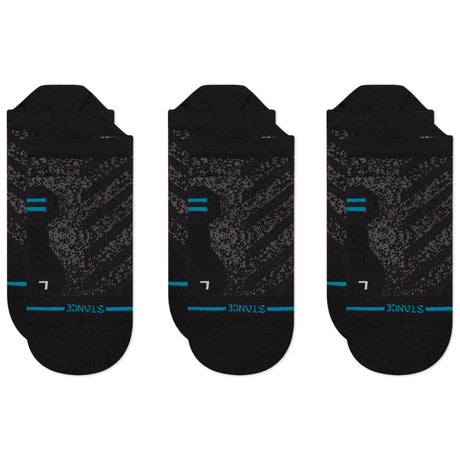 Stance Run Light Tab 3-Pack Socks  -  Medium / Black