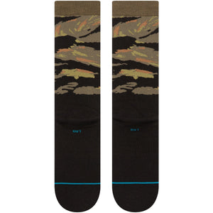 Stance Camo Warbird Crew Socks  -  Large / Camo