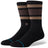 Stance Boyd ST Casual Crew Socks  -  Large / Black/Brown