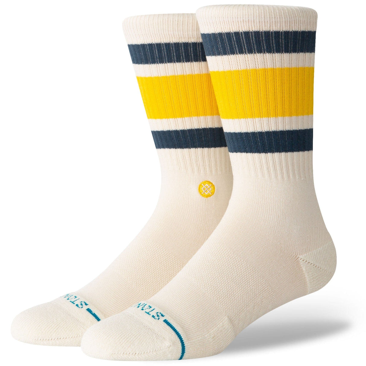 Stance Boyd ST Casual Crew Socks  -  Large / Cream