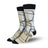 Bambukas Mens Abstract Angle Crew Socks  -  One Size Fits Most / Abstract