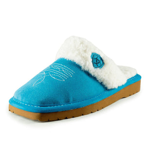 Ariat Womens Jackie Square Toe Slippers  -  W11 / Bright Turquoise