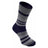 Wrightsock Double-Layer ECO Explore Crew Socks  -  Small / Navy Stripe