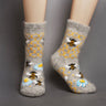 Siberia Spirit Bee Cozy Crew Socks  -  Small / Bee Cozy