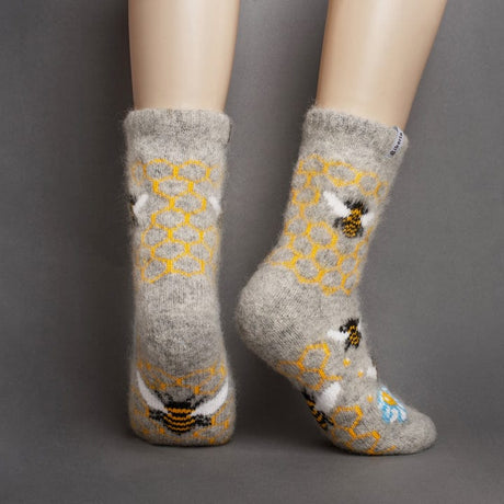 Siberia Spirit Bee Cozy Crew Socks  - 