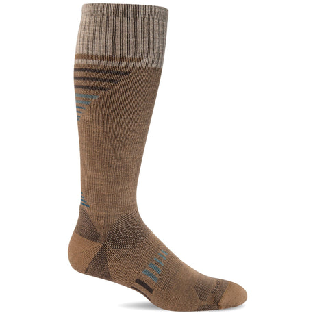 Sockwell Mens Ascend II Moderate Compression Mens OTC Socks  -  Medium/Large / Khaki