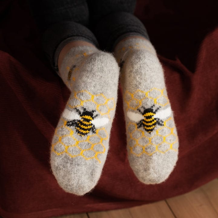 Siberia Spirit Bee Cozy Crew Socks  - 