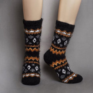 Siberia Spirit Western Diamond Crew Socks  -  Small / Western Diamond